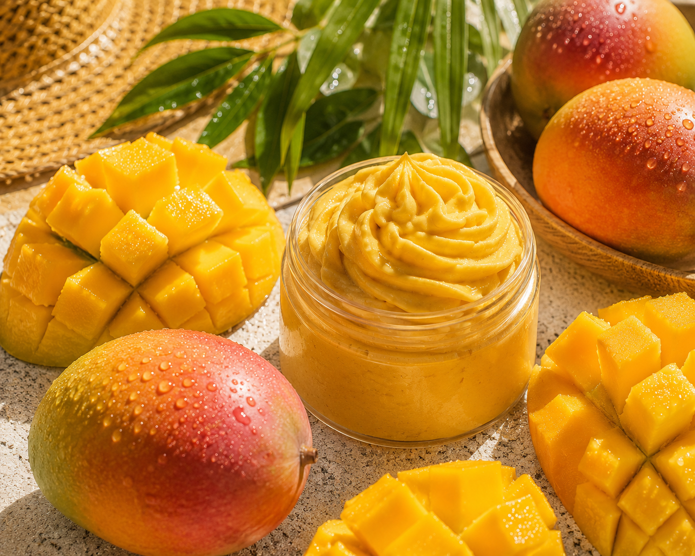 Šľahané telové maslo tropické mango - hydratácia, spevnenie pokožky