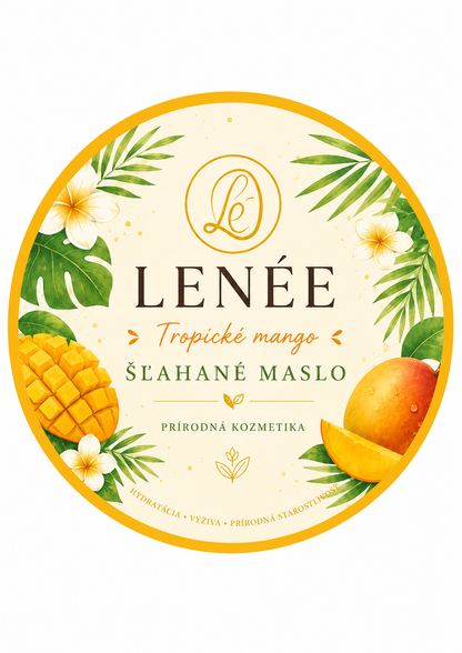Šľahané telové maslo tropické mango - hydratácia, spevnenie pokožky