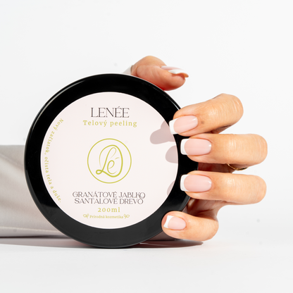 Peeling na telo LENÉE - Santalové drevo & Granátové jablko